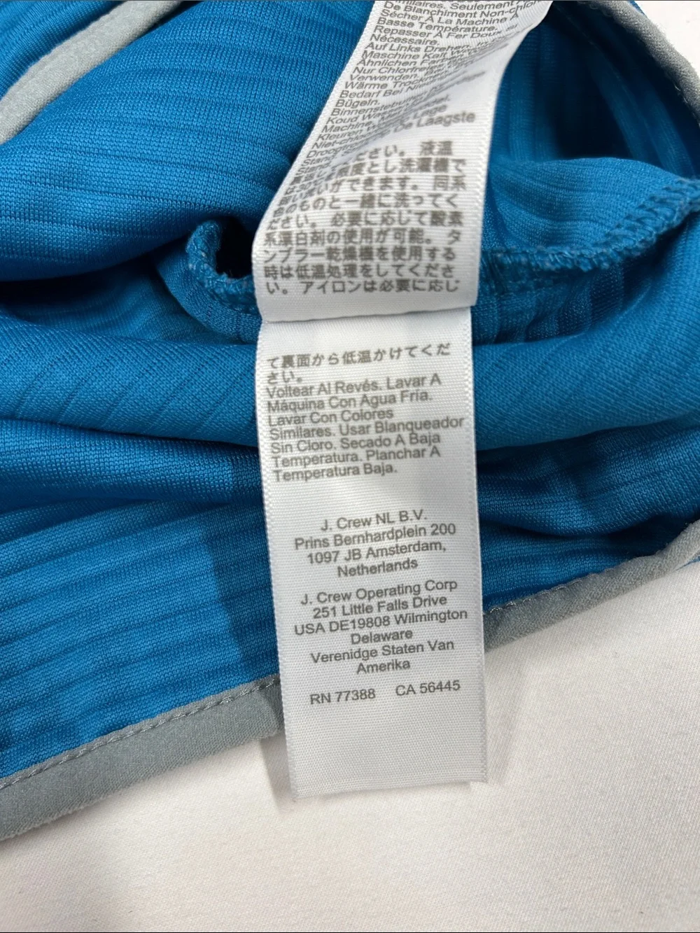 J.Crew Authentic Fleece Snap-Button Pullover Sweatshirt Mens Large Blue Grid